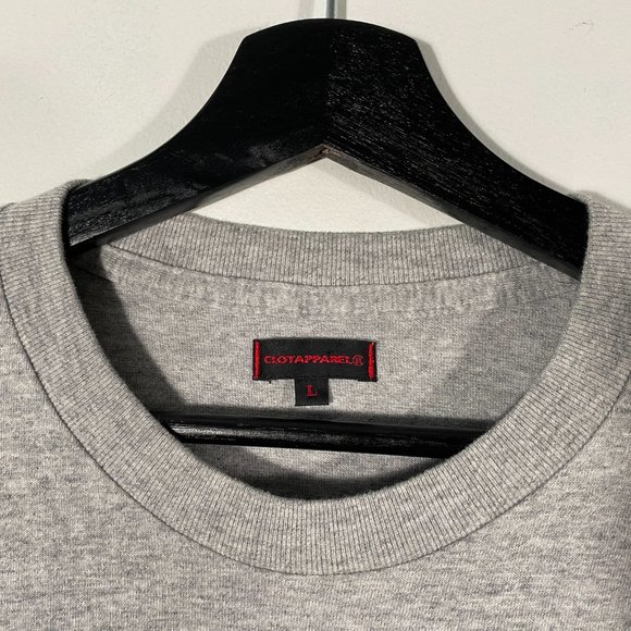 Clot Road to Utopia Graphic tee gray mens size Large - Picture 4 of 8